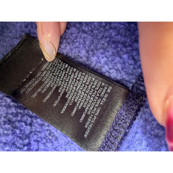 The North Face Purple Full Zip Fleece Jacket Women’s Small - Picture 4 of 6